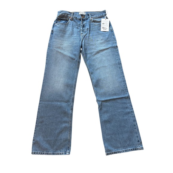 Etica Womens‎ Amis Relaxed Boot Atwater Jeans Light Wash Denim Size 28 NWT - Picture 9 of 11